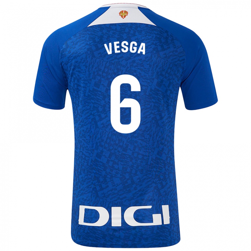 Niño Camiseta Mikel Vesga #6 Azul Real 2ª Equipación 2024/25 La Camisa Argentina