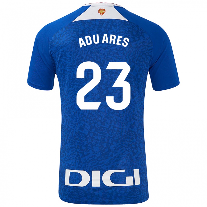 Niño Camiseta Adu Ares #23 Azul Real 2ª Equipación 2024/25 La Camisa Argentina