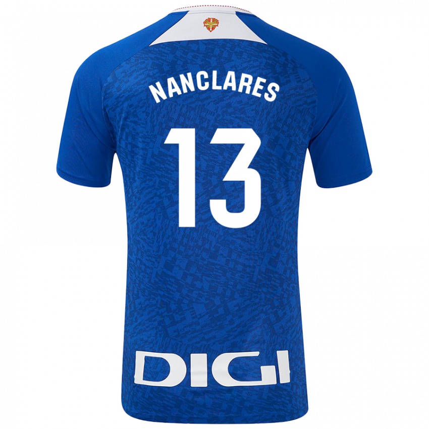 Niño Camiseta Adriana Nanclares #13 Azul Real 2ª Equipación 2024/25 La Camisa Argentina