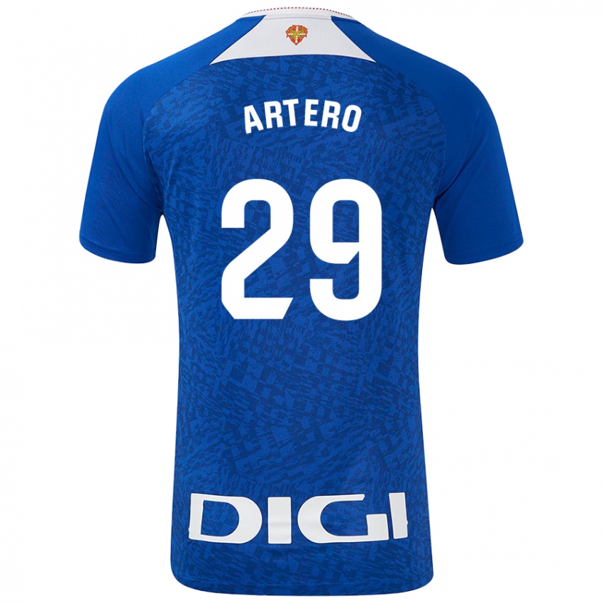 Niño Camiseta Marina Artero Moreno #29 Azul Real 2ª Equipación 2024/25 La Camisa Argentina