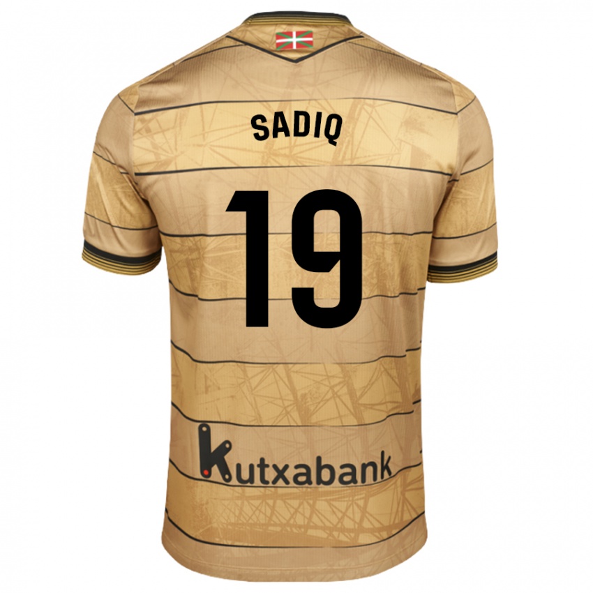 Niño Camiseta Umar Sadiq #19 Marrón 2ª Equipación 2024/25 La Camisa Argentina