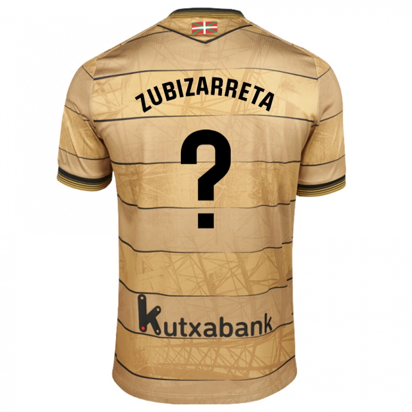 Niño Camiseta Pablo Zubizarreta #0 Marrón 2ª Equipación 2024/25 La Camisa Argentina