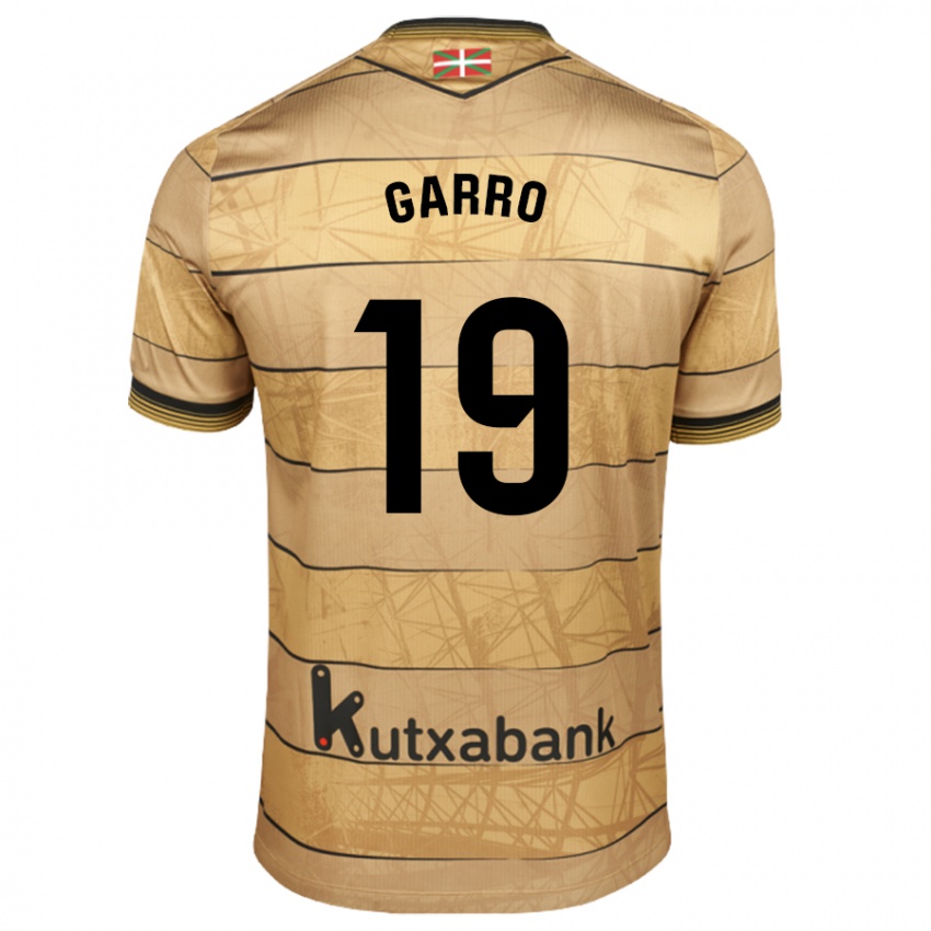 Niño Camiseta Jon Garro #19 Marrón 2ª Equipación 2024/25 La Camisa Argentina