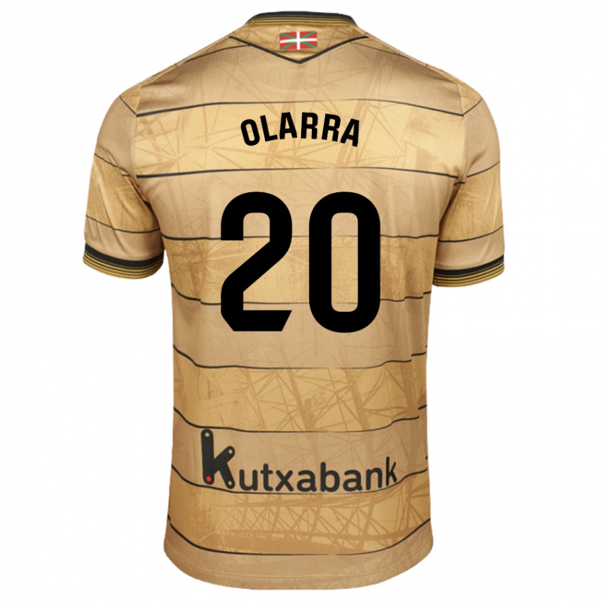 Niño Camiseta Aimar Olarra #20 Marrón 2ª Equipación 2024/25 La Camisa Argentina