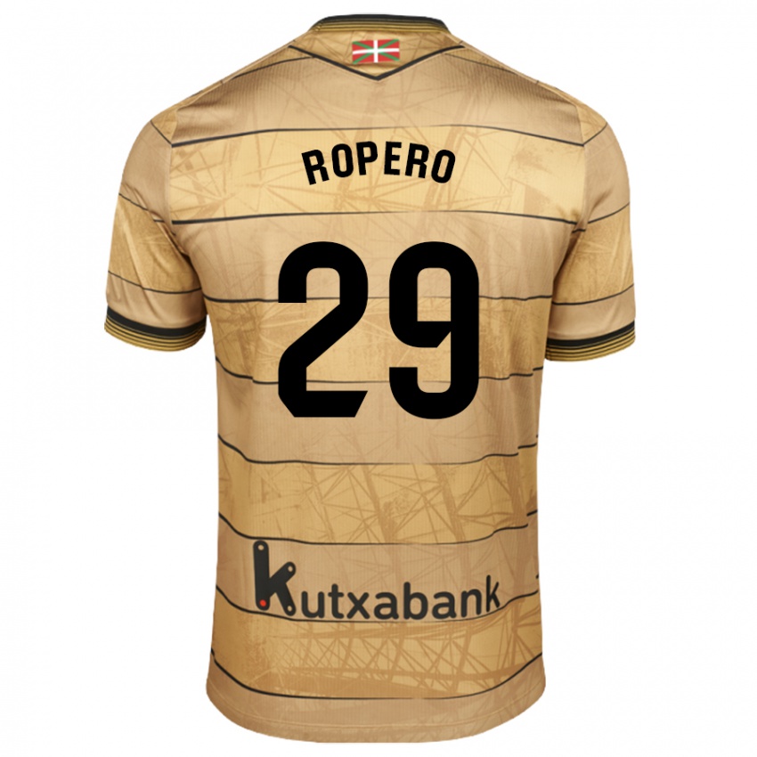 Niño Camiseta Iker Ropero #29 Marrón 2ª Equipación 2024/25 La Camisa Argentina