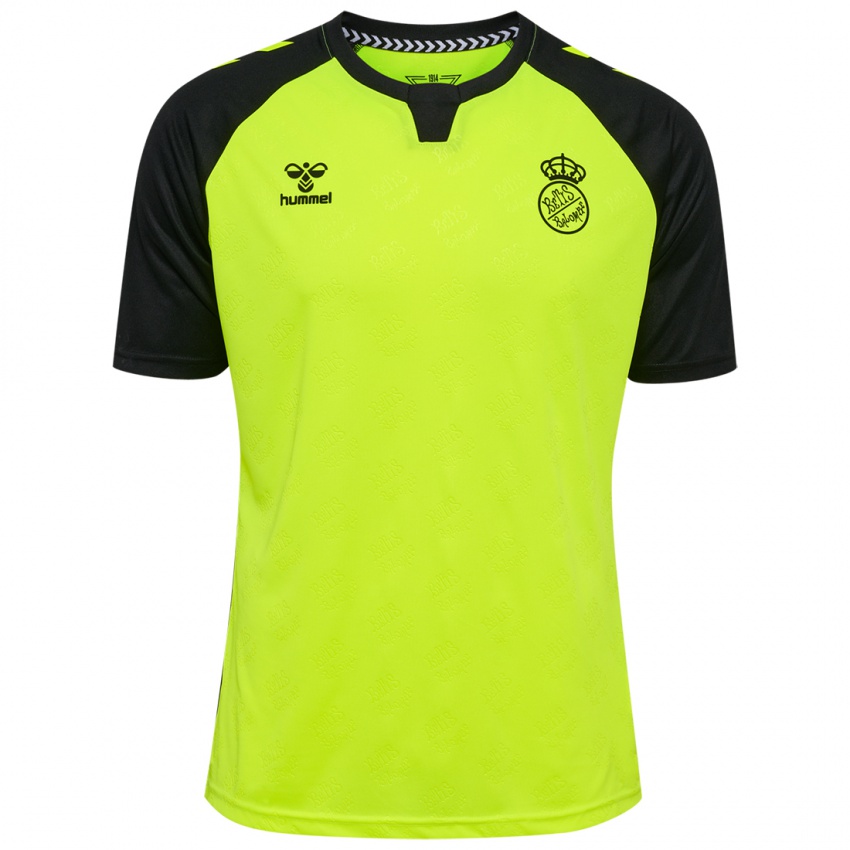 Niño Camiseta Usse Diao #0 Amarillo Fluorescente Negro 2ª Equipación 2024/25 La Camisa Argentina