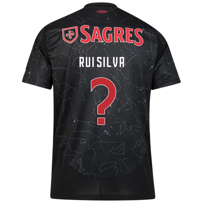 Niño Camiseta Rui Silva #0 Negro Rojo 2ª Equipación 2024/25 La Camisa Argentina