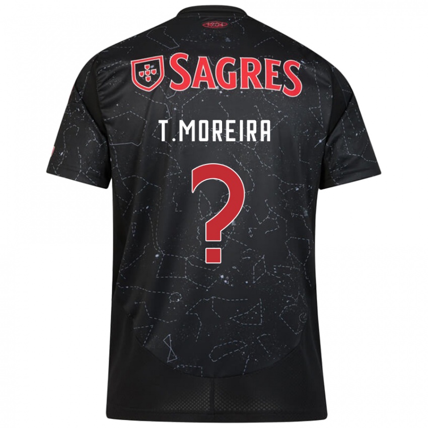 Niño Camiseta Tomás Moreira #0 Negro Rojo 2ª Equipación 2024/25 La Camisa Argentina