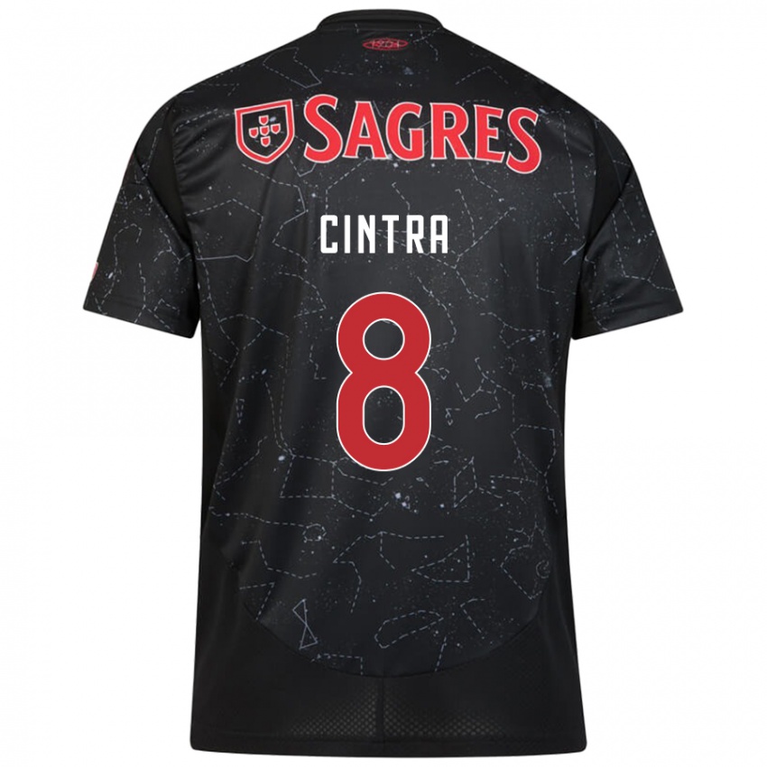 Niño Camiseta Marta Cintra #8 Negro Rojo 2ª Equipación 2024/25 La Camisa Argentina