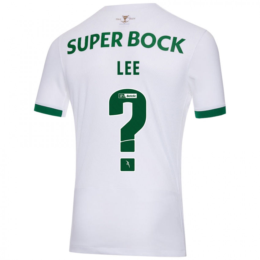 Niño Camiseta Afonso Lee #0 Blanco Verde 2ª Equipación 2024/25 La Camisa Argentina