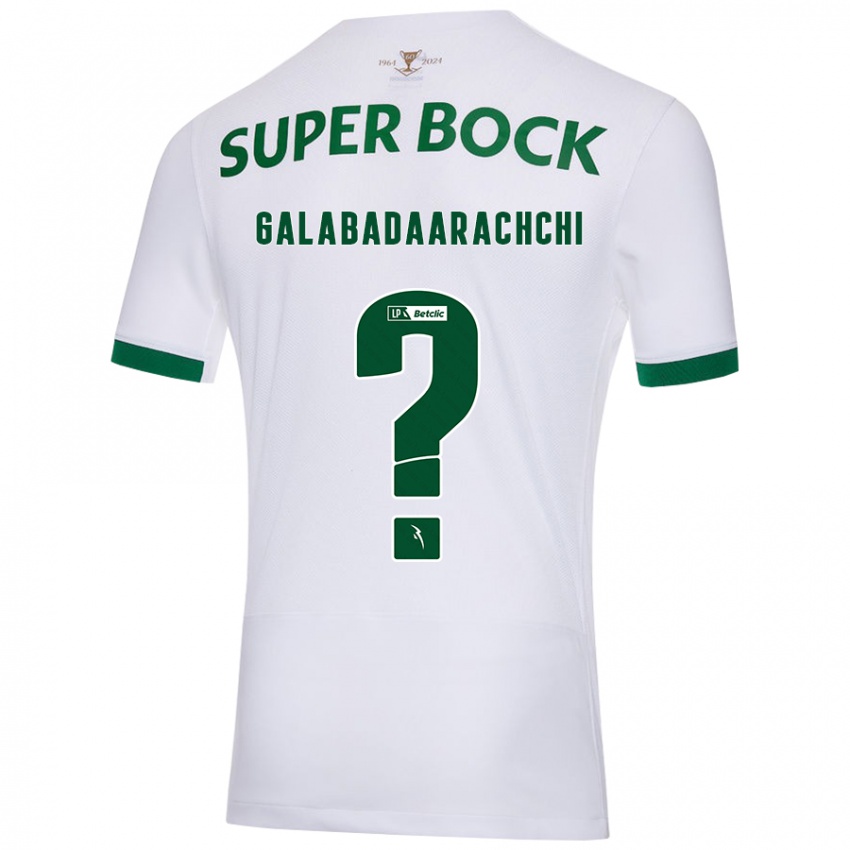 Niño Camiseta Jacynta Galabadaarachchi #0 Blanco Verde 2ª Equipación 2024/25 La Camisa Argentina