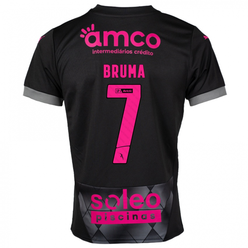 Niño Camiseta Bruma #7 Negro Rosa 2ª Equipación 2024/25 La Camisa Argentina