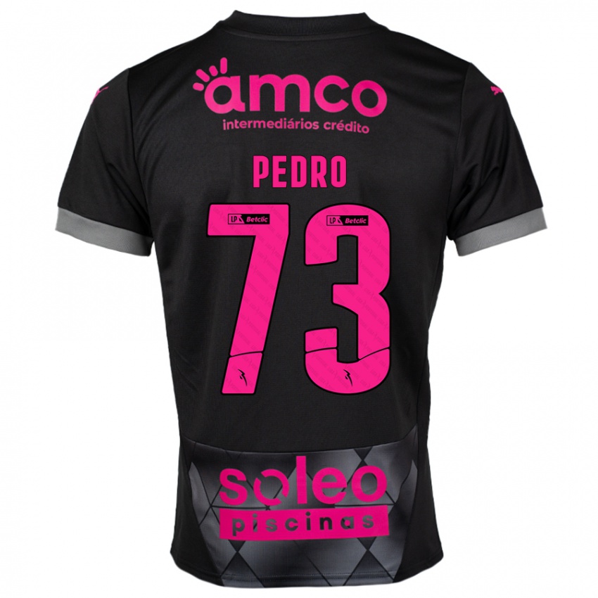 Niño Camiseta Zé Pedro #73 Negro Rosa 2ª Equipación 2024/25 La Camisa Argentina