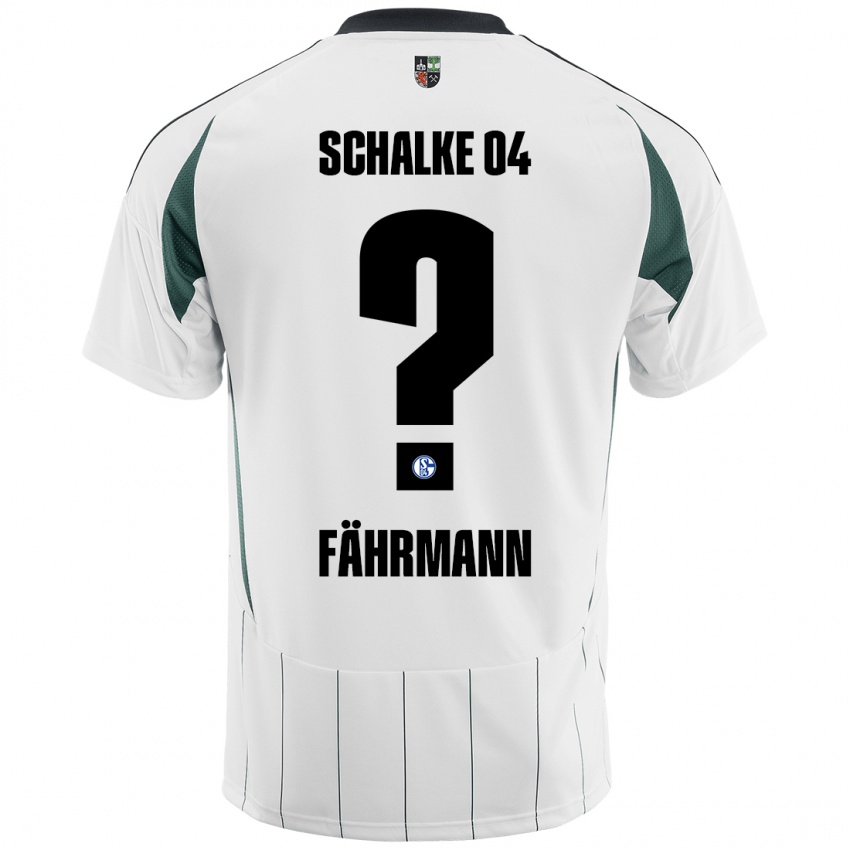 Niño Camiseta Ralf Fährmann #0 Blanco Verde 2ª Equipación 2024/25 La Camisa Argentina