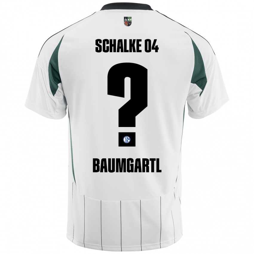 Niño Camiseta Timo Baumgartl #0 Blanco Verde 2ª Equipación 2024/25 La Camisa Argentina