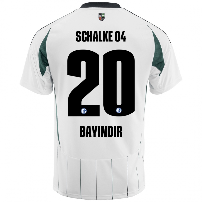 Niño Camiseta Aris Bayindir #20 Blanco Verde 2ª Equipación 2024/25 La Camisa Argentina