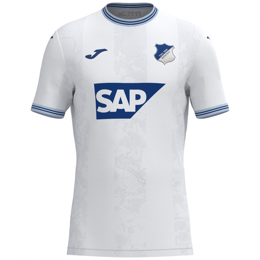 Niño Camiseta Diren Dağdeviren #24 Blanco Azul 2ª Equipación 2024/25 La Camisa Argentina