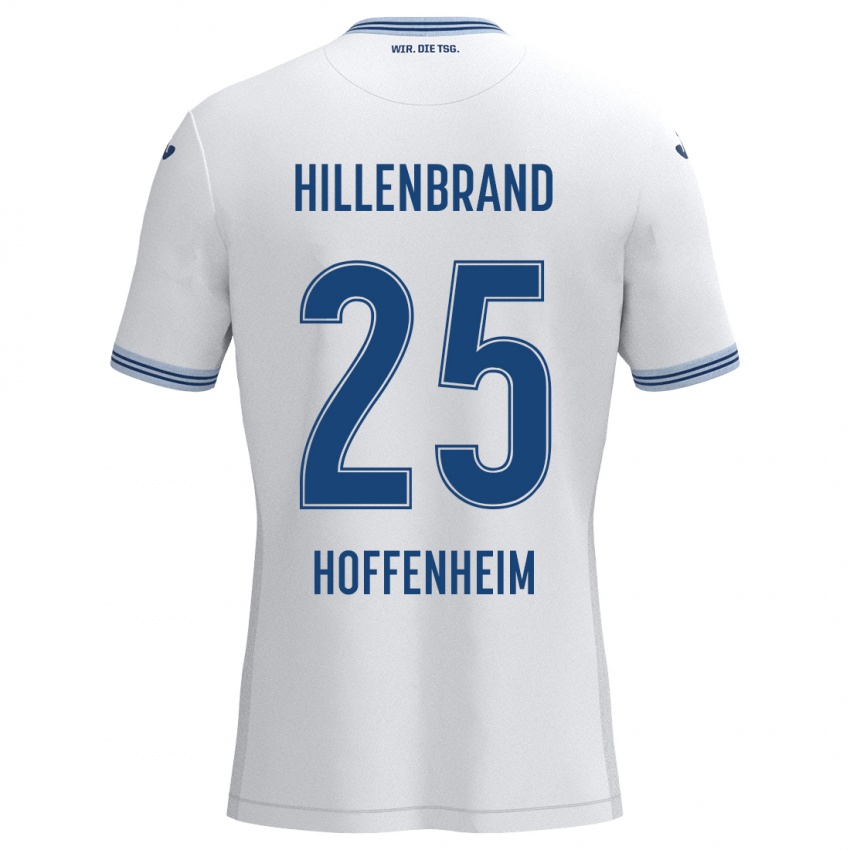 Niño Camiseta Jack Hillenbrand #25 Blanco Azul 2ª Equipación 2024/25 La Camisa Argentina