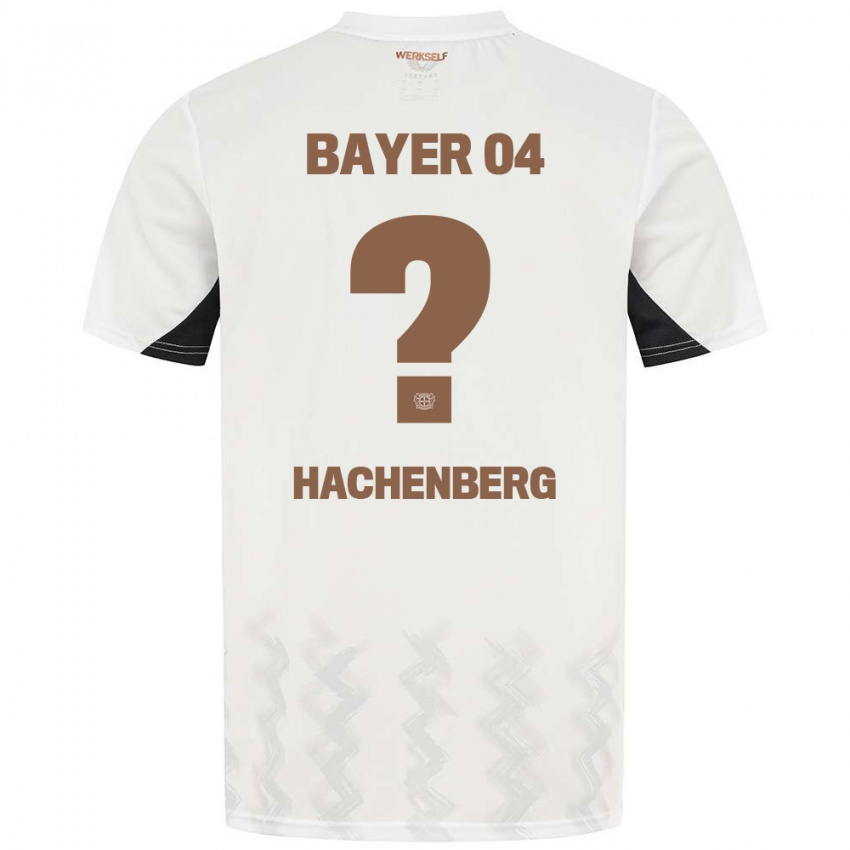 Niño Camiseta Merlin Hachenberg #0 Blanco Negro 2ª Equipación 2024/25 La Camisa Argentina