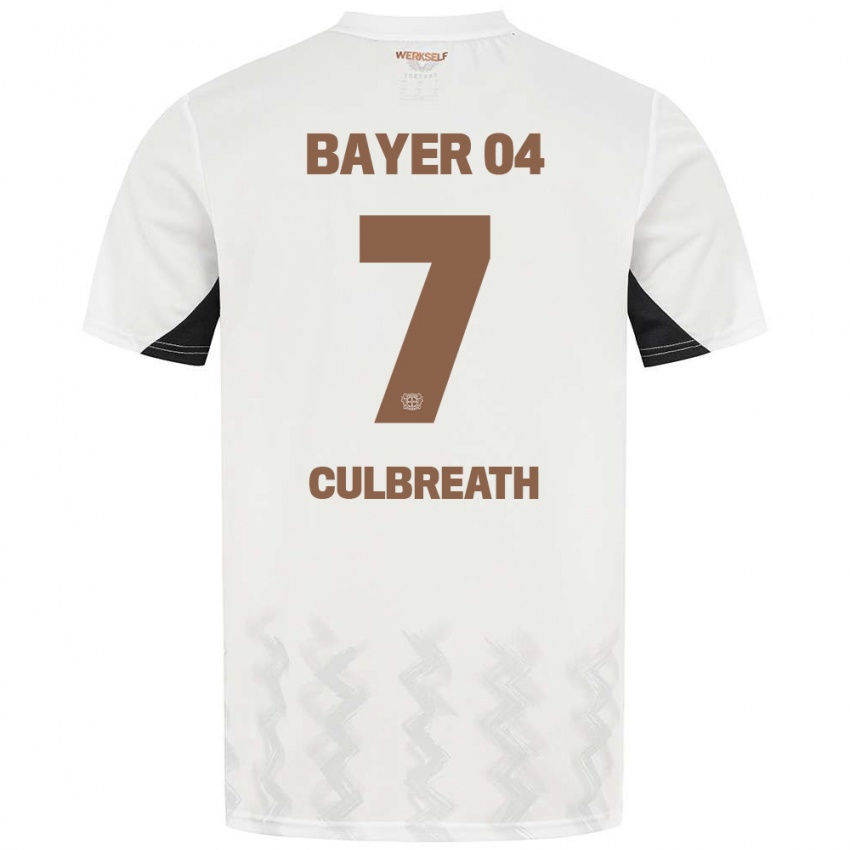 Niño Camiseta Montrell Culbreath #7 Blanco Negro 2ª Equipación 2024/25 La Camisa Argentina