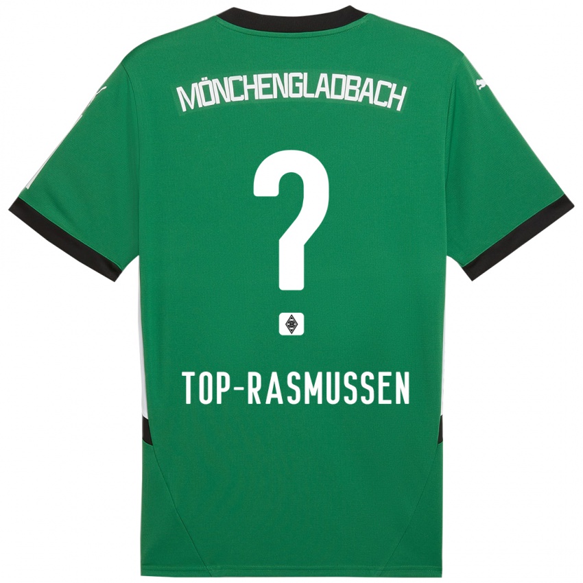 Niño Camiseta Tristan Top-Rasmussen #0 Verde Blanco 2ª Equipación 2024/25 La Camisa Argentina