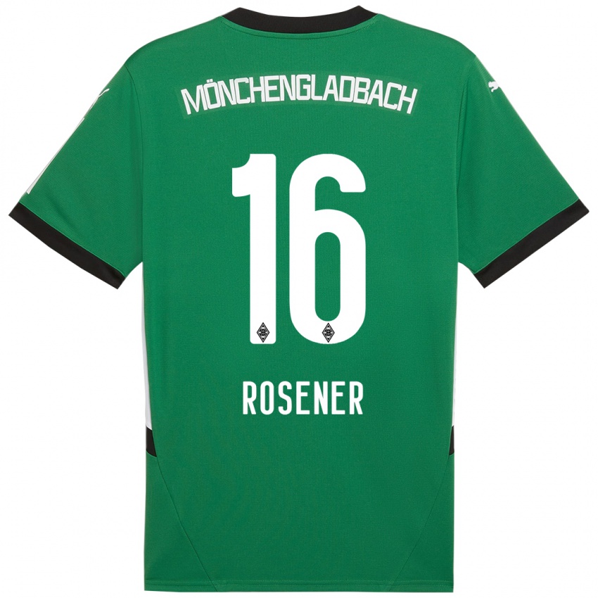 Niño Camiseta Chiara Rösener #16 Verde Blanco 2ª Equipación 2024/25 La Camisa Argentina