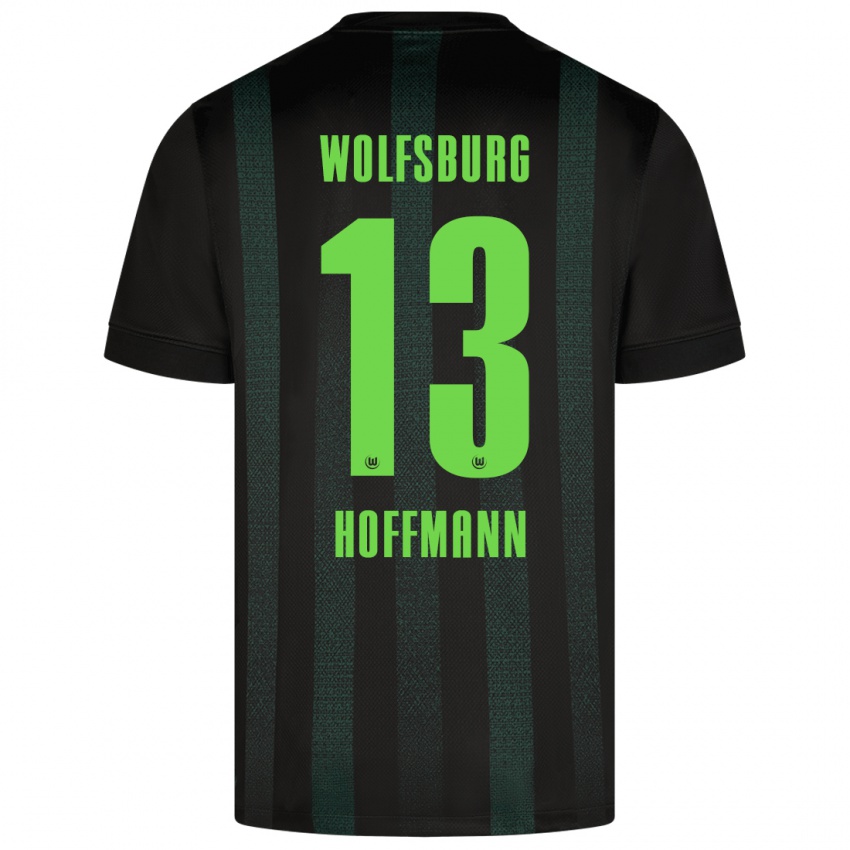 Niño Camiseta Nils Hoffmann #13 Verde Oscuro 2ª Equipación 2024/25 La Camisa Argentina