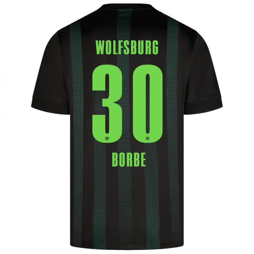 Niño Camiseta Anneke Borbe #30 Verde Oscuro 2ª Equipación 2024/25 La Camisa Argentina