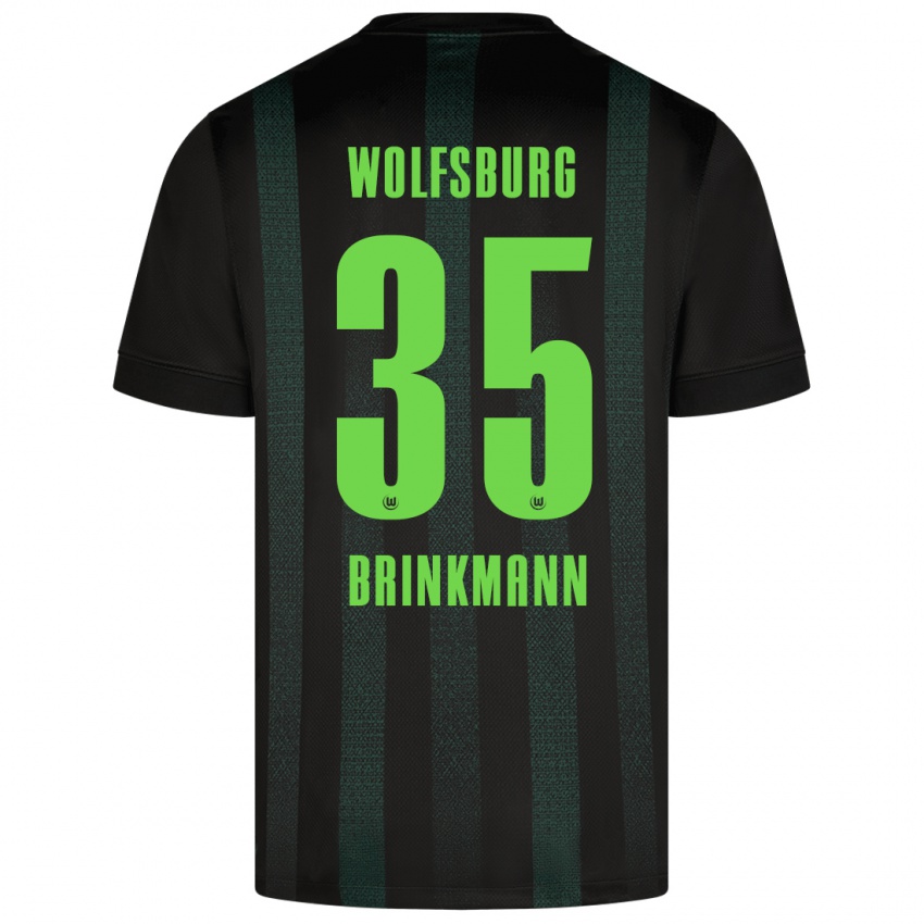 Niño Camiseta Karla Brinkmann #35 Verde Oscuro 2ª Equipación 2024/25 La Camisa Argentina