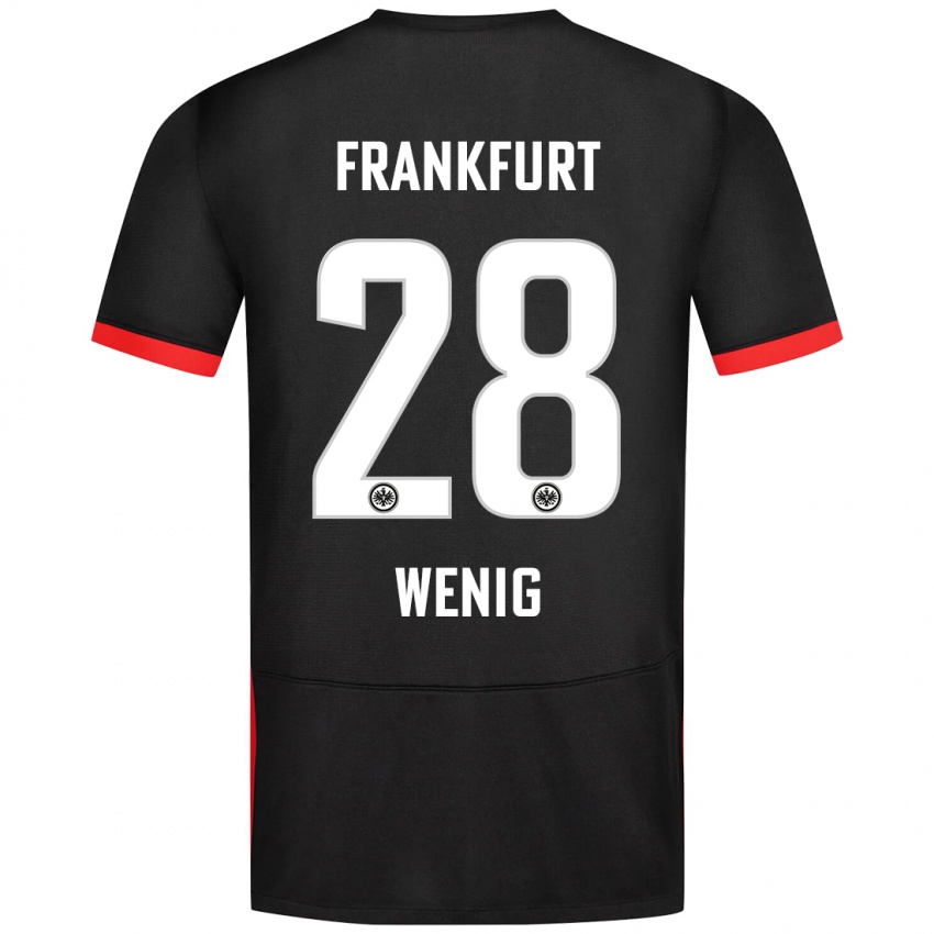 Niño Camiseta Marcel Wenig #28 Negro 2ª Equipación 2024/25 La Camisa Argentina