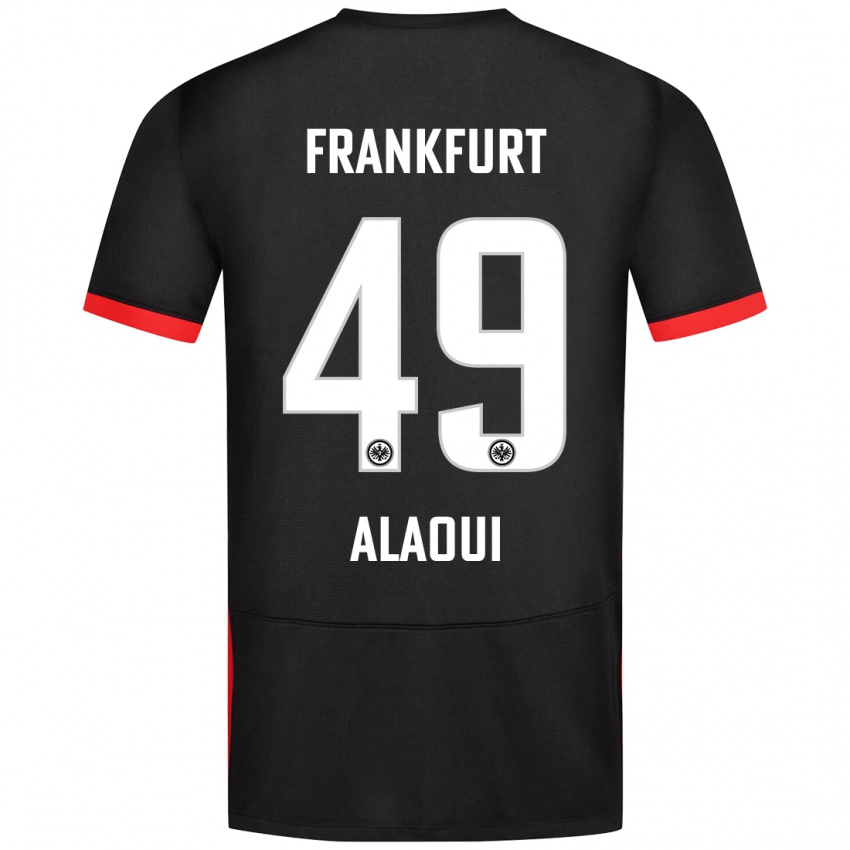 Niño Camiseta Anas Alaoui #49 Negro 2ª Equipación 2024/25 La Camisa Argentina