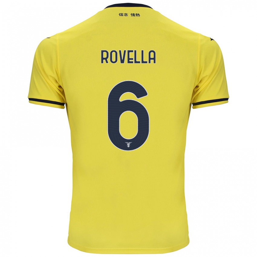 Niño Camiseta Nicolo Rovella #6 Amarillo 2ª Equipación 2024/25 La Camisa Argentina