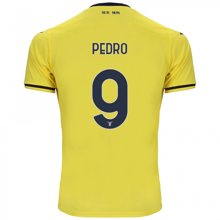 Niño Camiseta Pedro #9 Amarillo 2ª Equipación 2024/25 La Camisa Argentina