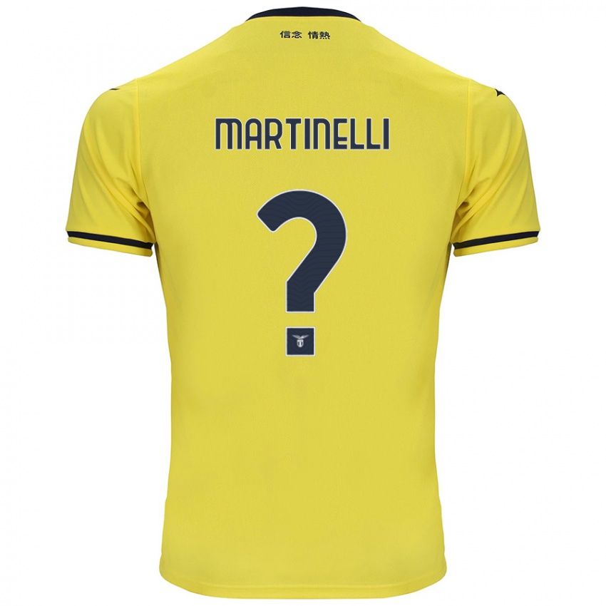 Niño Camiseta Leonardo Martinelli #0 Amarillo 2ª Equipación 2024/25 La Camisa Argentina