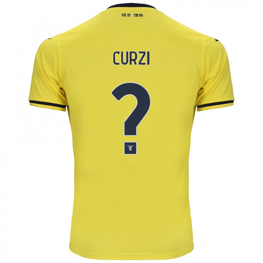 Niño Camiseta Simone Curzi #0 Amarillo 2ª Equipación 2024/25 La Camisa Argentina