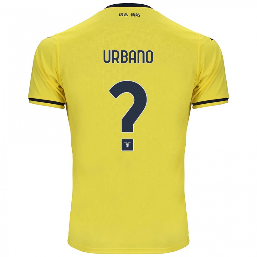 Niño Camiseta Nicolò Urbano #0 Amarillo 2ª Equipación 2024/25 La Camisa Argentina