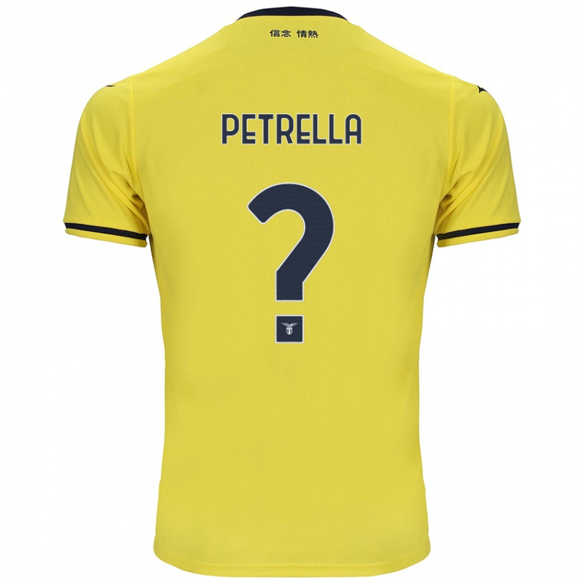 Niño Camiseta Anthony Petrella #0 Amarillo 2ª Equipación 2024/25 La Camisa Argentina