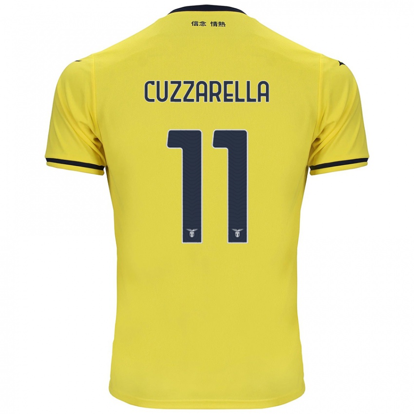 Niño Camiseta Cristian Cuzzarella #11 Amarillo 2ª Equipación 2024/25 La Camisa Argentina