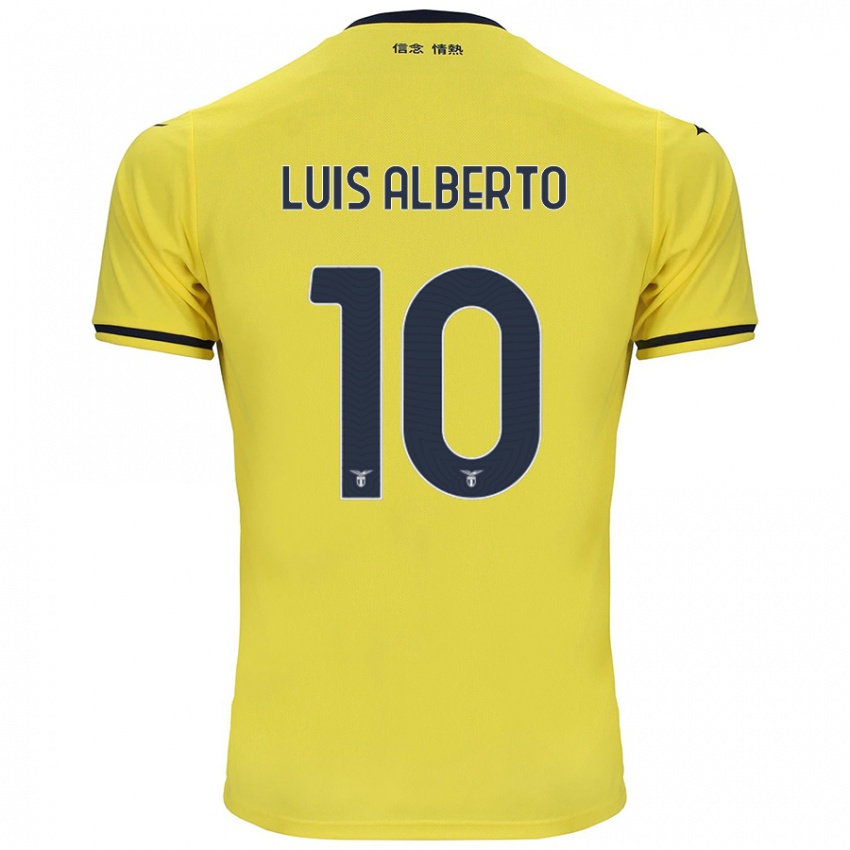 Niño Camiseta Luis Alberto #10 Amarillo 2ª Equipación 2024/25 La Camisa Argentina