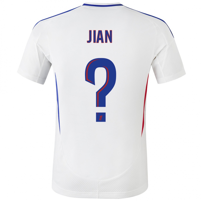 Hombre Camiseta Tao Jian #0 Blanco Azul 1ª Equipación 2024/25 La Camisa Argentina