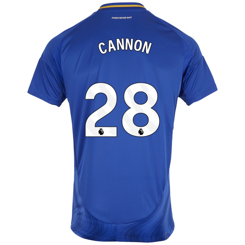 Hombre Camiseta Thomas Cannon #28 Azul Blanco 1ª Equipación 2024/25 La Camisa Argentina