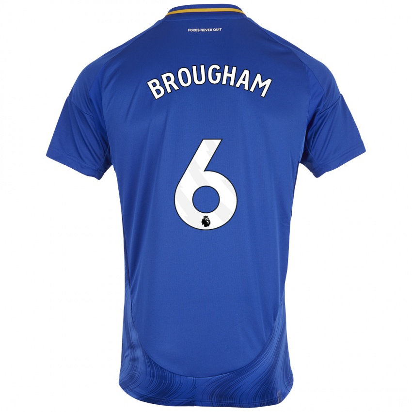 Hombre Camiseta Georgia Brougham #6 Azul Blanco 1ª Equipación 2024/25 La Camisa Argentina