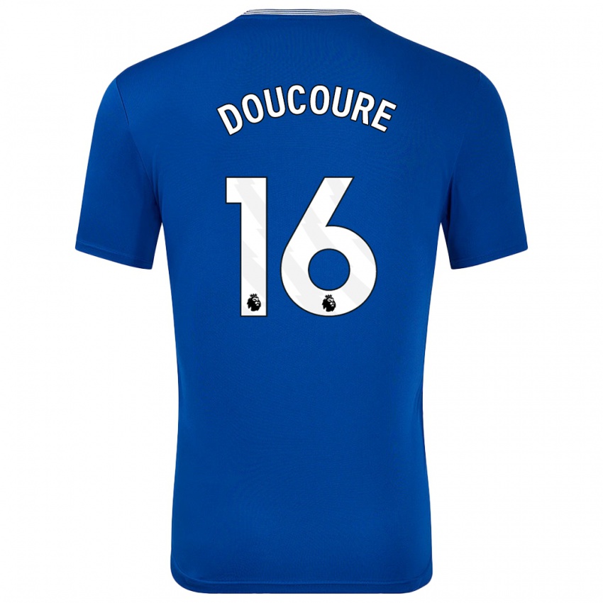 Hombre Camiseta Abdoulaye Doucoure #16 Azul Con 1ª Equipación 2024/25 La Camisa Argentina