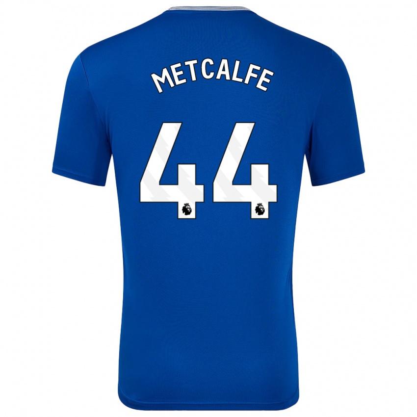 Hombre Camiseta Jenson Metcalfe #44 Azul Con 1ª Equipación 2024/25 La Camisa Argentina