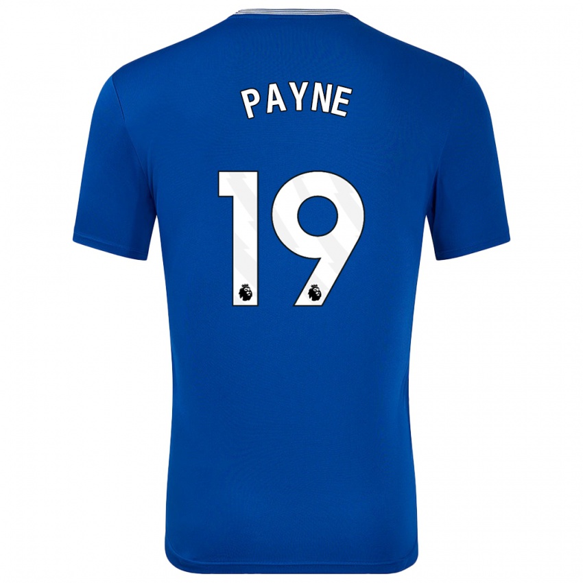 Hombre Camiseta Heather Payne #19 Azul Con 1ª Equipación 2024/25 La Camisa Argentina