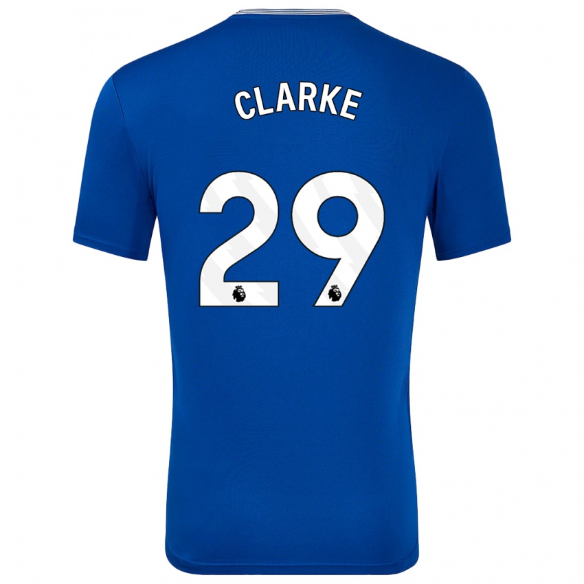 Hombre Camiseta Abbey Clarke #29 Azul Con 1ª Equipación 2024/25 La Camisa Argentina