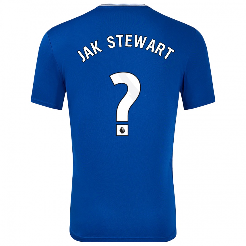 Hombre Camiseta Jak Stewart #0 Azul Con 1ª Equipación 2024/25 La Camisa Argentina