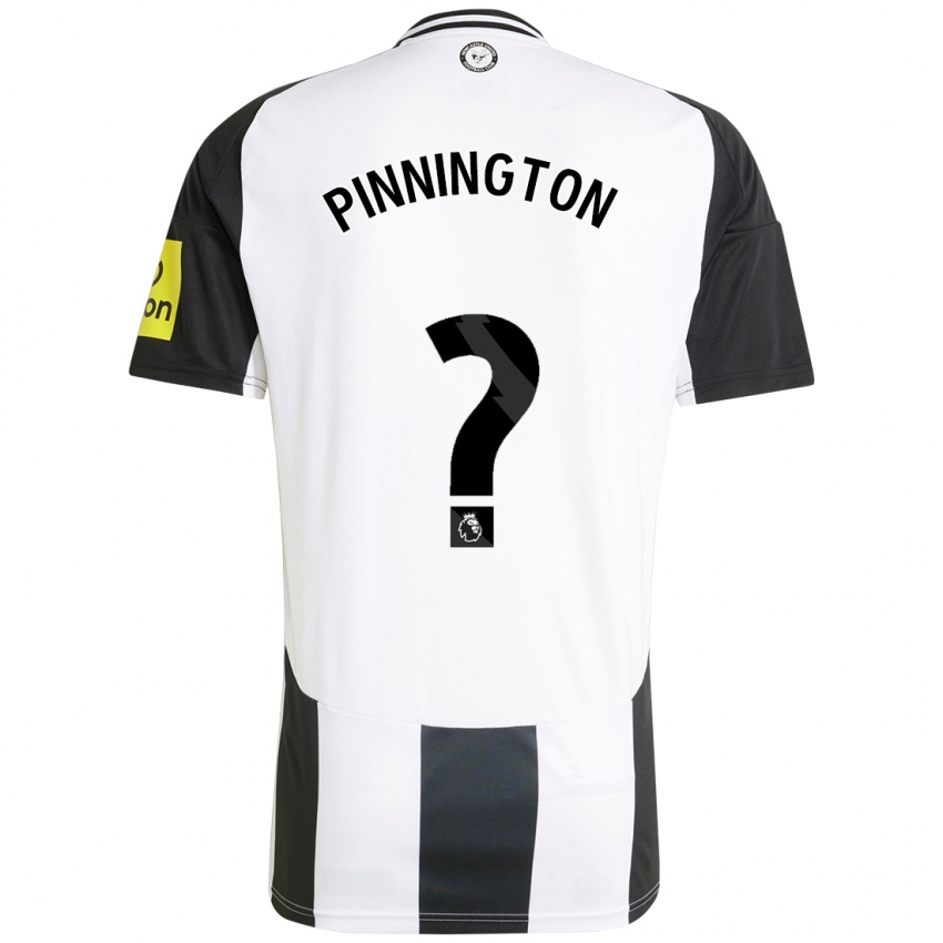 Hombre Camiseta Sam Pinnington #0 Blanco Negro 1ª Equipación 2024/25 La Camisa Argentina