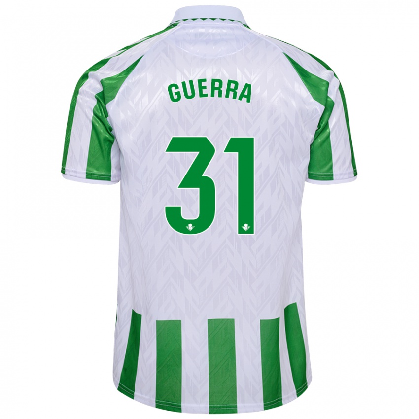 Hombre Camiseta Ana Guerra Morcillo #31 Verde Rayas Blancas 1ª Equipación 2024/25 La Camisa Argentina