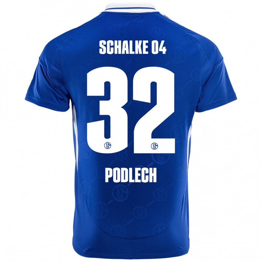 Hombre Camiseta Luca Podlech #32 Azul Real 1ª Equipación 2024/25 La Camisa Argentina